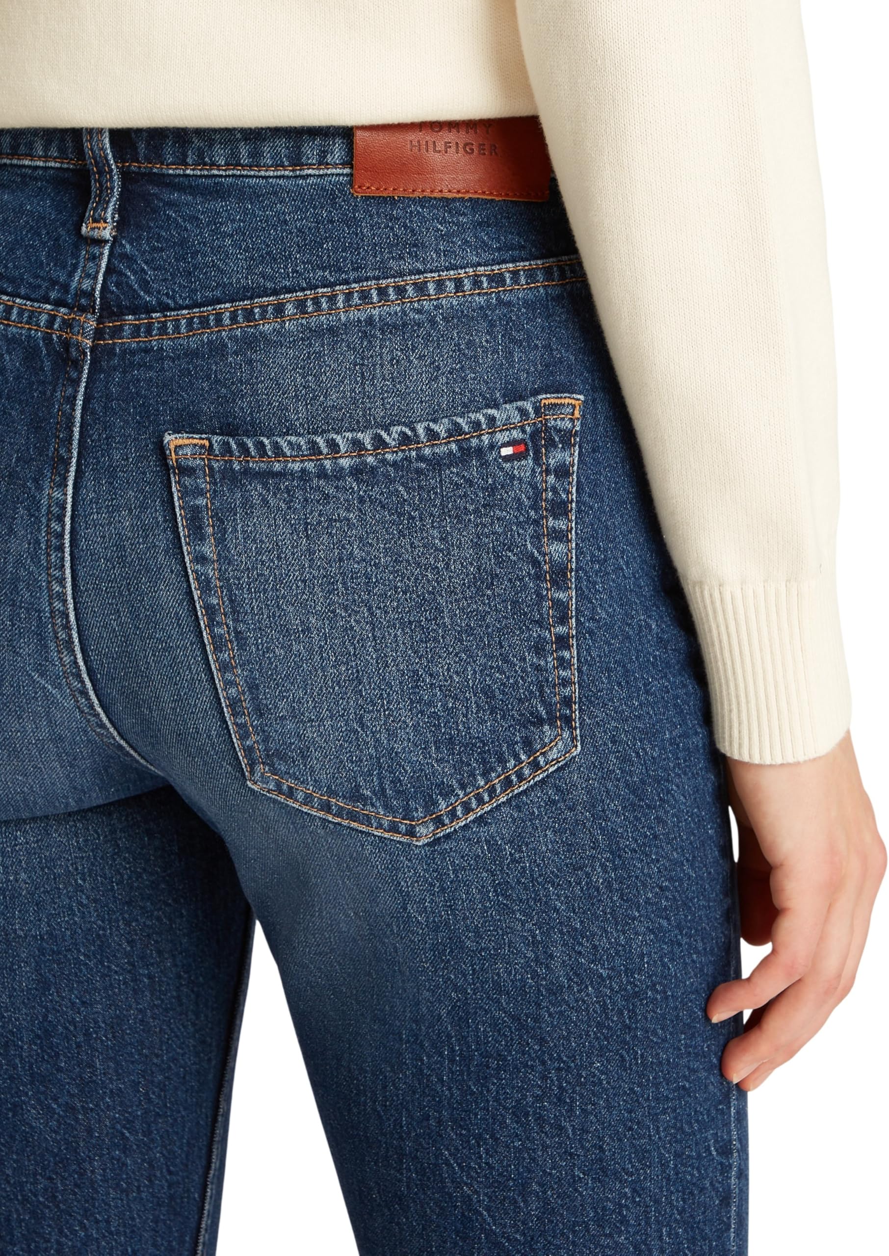 Tommy Hilfiger Damen Jeans Hose Cigarette Slim Fit