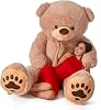 Giant Teddy Brand - Premium Quality Giant Stuffed Teddy Bear Amber Tan, 7 Foot