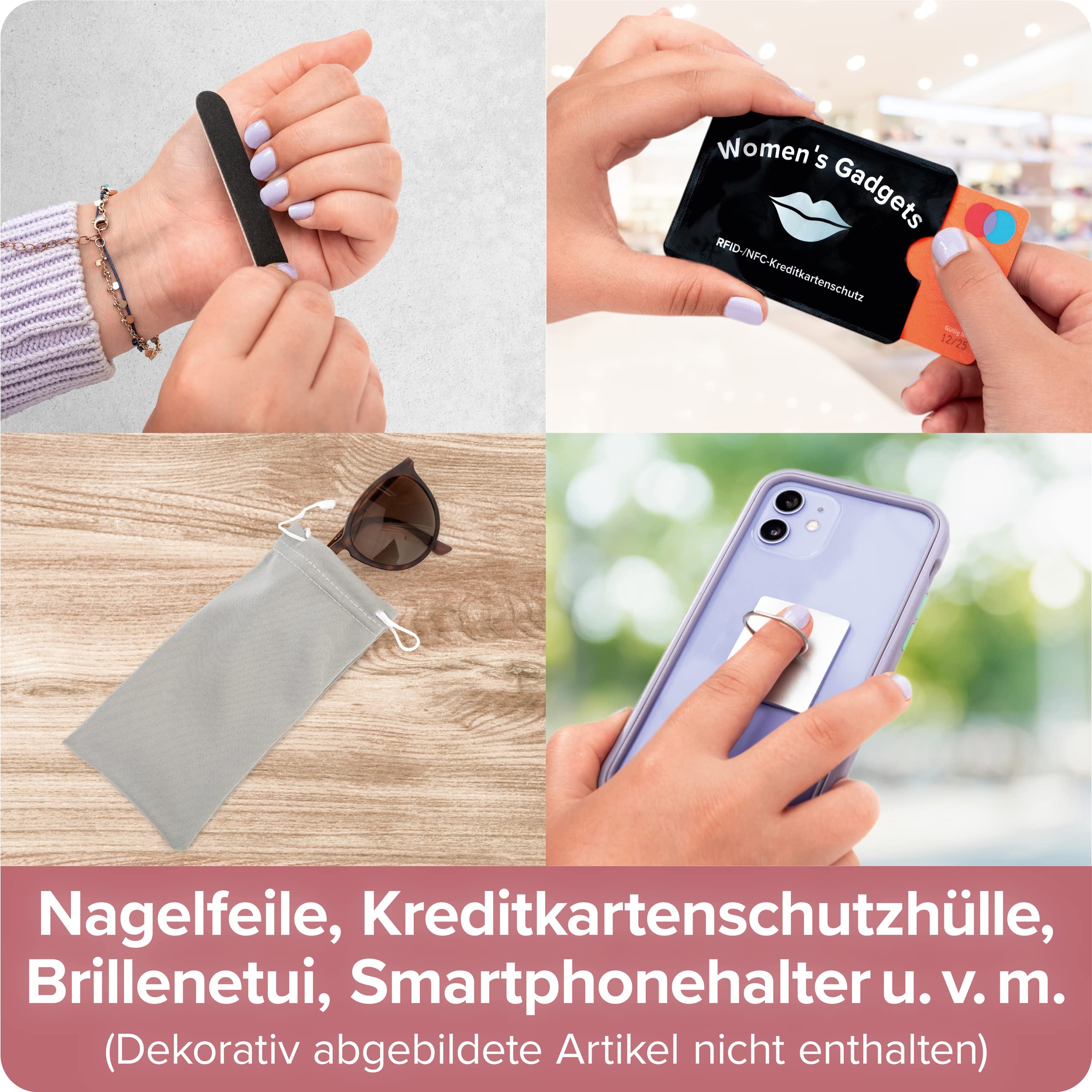 FRANZIS 67181 - Women's Gadgets - Der Adventskalender für Sie, 24 kleine Überraschungen, die Frauenherzen höher schlagen lassen