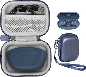 Case for Sony WF-SP800N Truly Wireless Sports, Also fit for Sony WF-1000XM3 Industry Leading Noise Canceling Truly Wireless Earbuds, Bose SoundSport Charger Box Midnight Blue