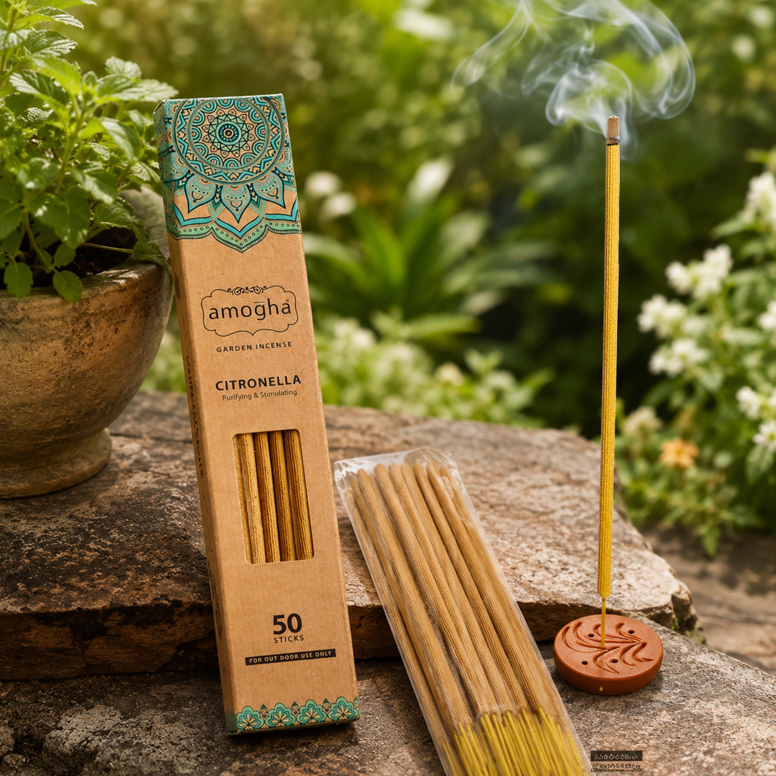 Citronella Garden Incense - Mosquito Repellent Sticks -2