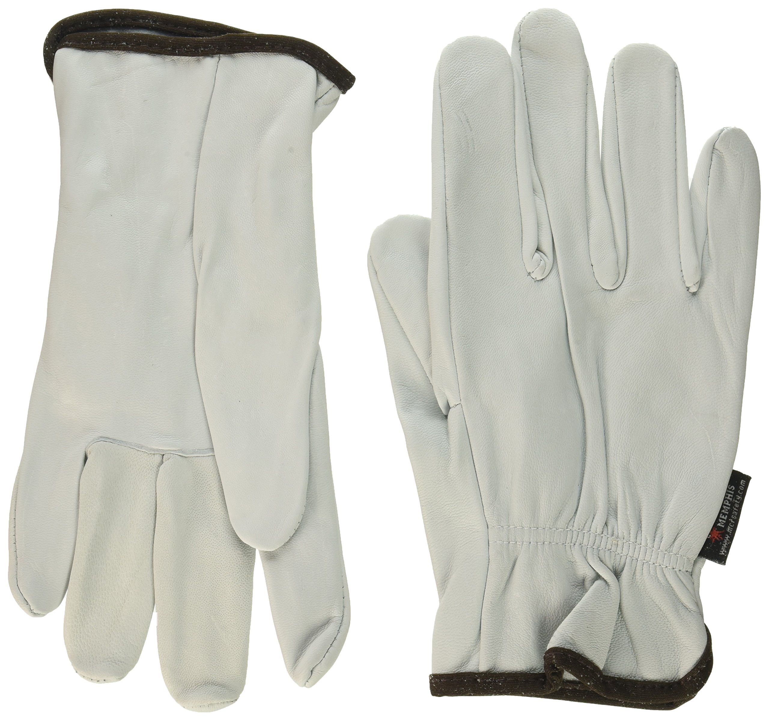 ORS-Nasco Industrial 3601L Memphis Glove Premium Grain Goatskin Unlined Leather Driving Gloves, Large (Pack of 12)