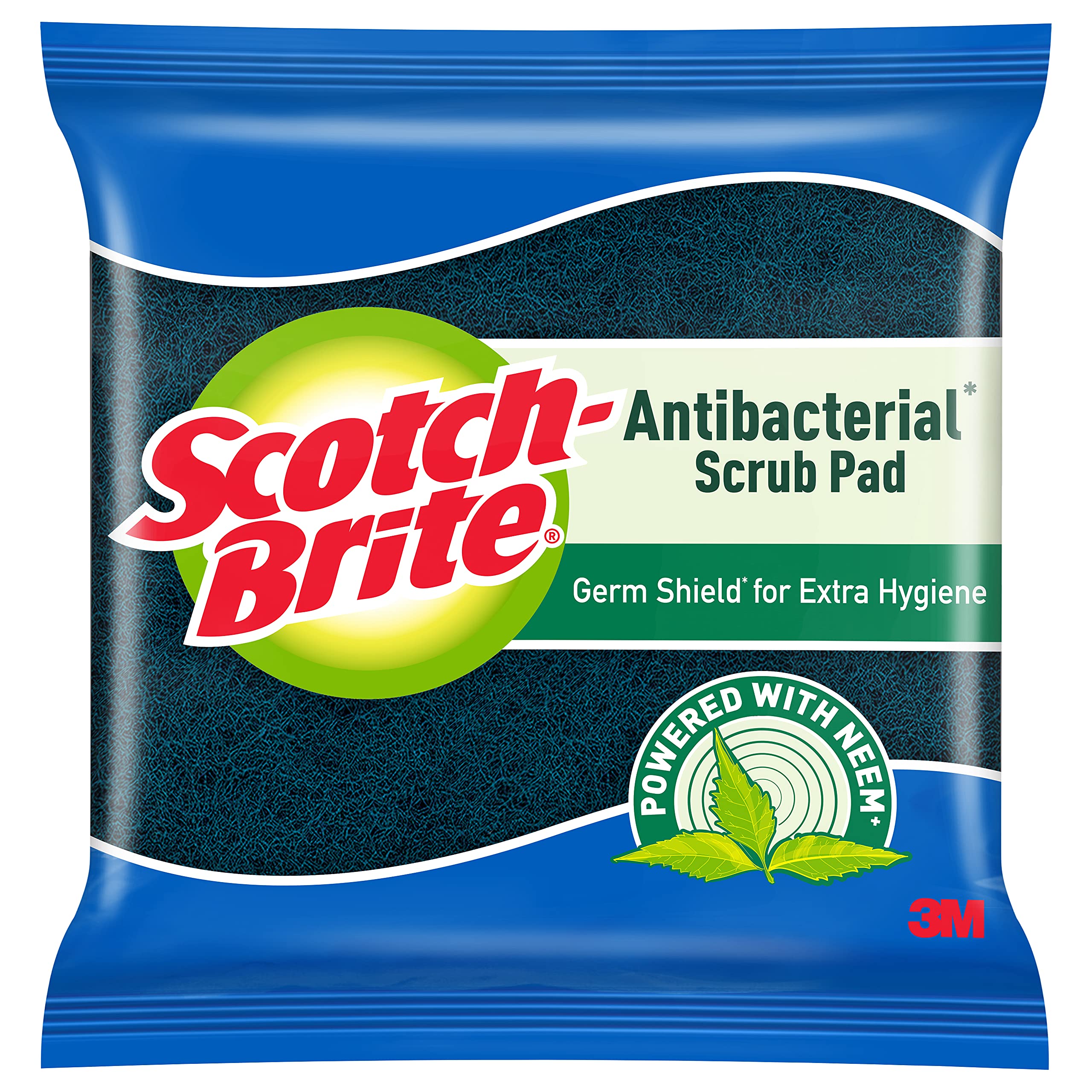 Scotch-Brite Anti- Bacterial Scrub Pad, Neem Fragrance (Super Saver Pack of 5) (B07XQDTV9Z) Amazon Price History, Amazon Price Tracker
