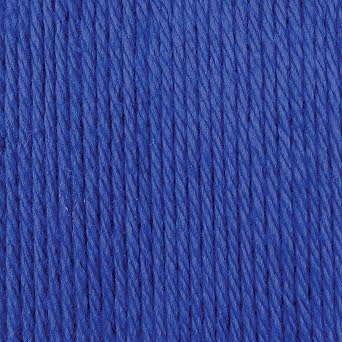 Lily Sugar 'N Cream The Original Solid Yarn, 2.5oz, Medium 4 Gauge, 100% Cotton - Blue - Machine Wash & Dry