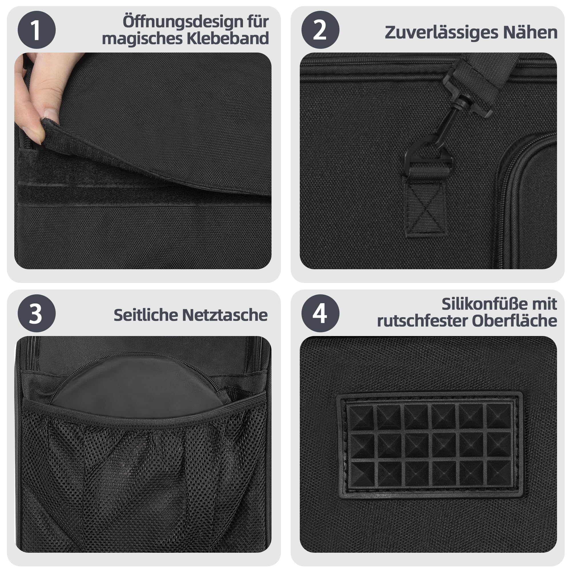80CM Stativtasche, Multifunktionale Lichtständer Tragetasche mit gepolstertem Schutz, Schultergurt und Griffen, Wasserabweisende Stativtasche für Kamera, Mikrofonständer, Beleuchtungs