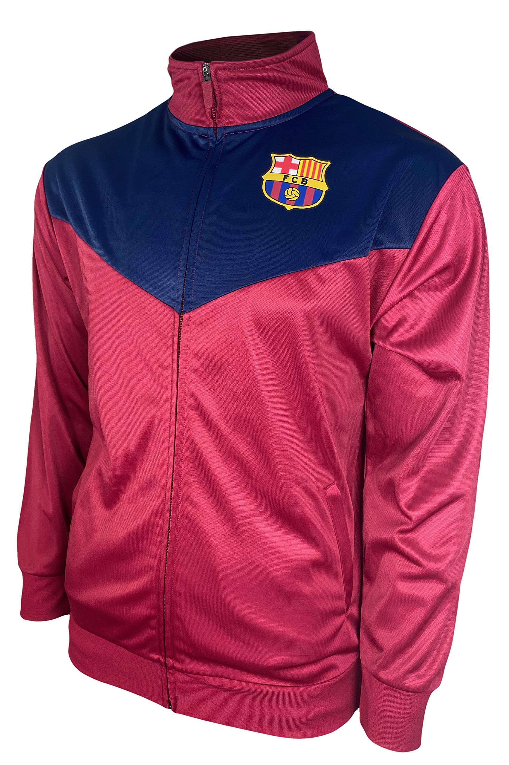 Icon Sports Youth FC Barcelona Officially Licensed Zipper Soccer Jacket Small 001
