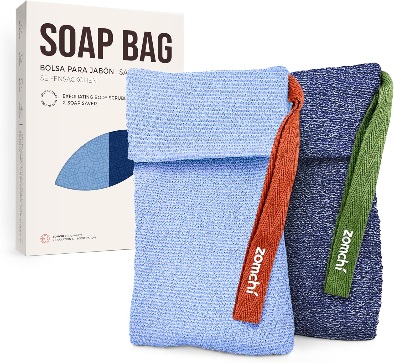 ZOMCHI 2 Pieces Soap Bags for Soap...