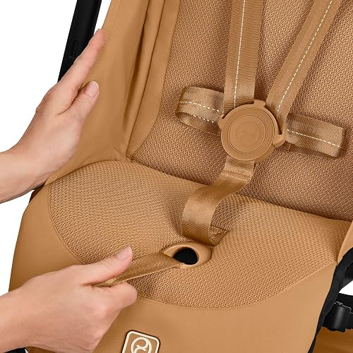 CYBEX Gold LIBELLE Poussette taille compatible bagage cabine, De 6 mois à 4 ans environ (max. 22 kg), Ultralégère (seulement 6 kg), Système de harnais à une main, Magic Black - 9