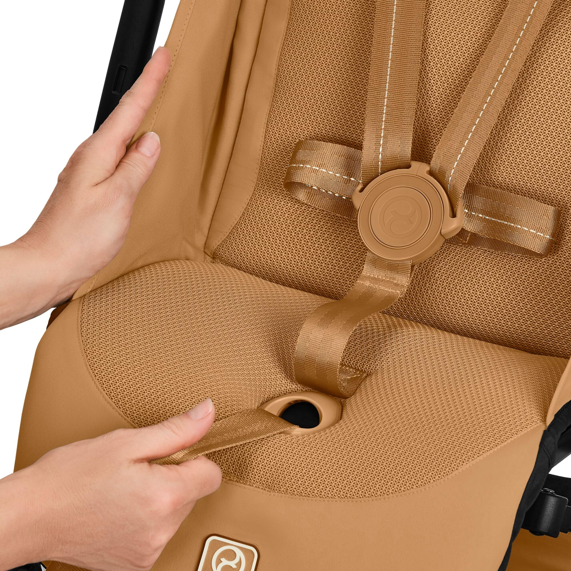 CYBEX Gold LIBELLE Poussette taille compatible bagage cabine, De 6 mois à 4 ans environ (max. 22 kg), Ultralégère (seulement 6 kg), Système de harnais à une main, Almond Beige