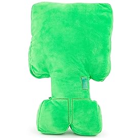 Jay Franco Minecraft Plush Stuffed Creeper Pillow Buddy - Super Soft Polyester Microfiber, Measures 16 inches x 8 inches