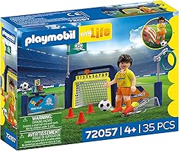 PLAYMOBIL | My Life | Football Training Station | Training Ground with GOL Wall and Shooting Mechanism | Football Toy from 4 years | 72057