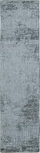 Livabliss Alfombras de cuarzo, 3' x 5', salvia, verde oscuro