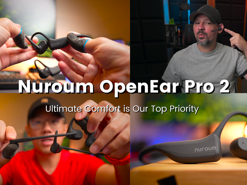 Amazon.com: NUROUM OpenEar Pro 2 Headphones, Bluetooth Noise
