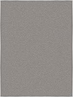 Vista 6 de Tapete unicolor y moderno con respaldo de goma antideslizante para entrada, cocina, habitación y baño, alfombra tradicional lavable a máquina, 2 x 3