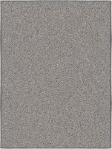 Miniatura 6 de Tapete unicolor y moderno con respaldo de goma antideslizante para entrada, cocina, habitación y baño, alfombra tradicional lavable a máquina, 2 x 3