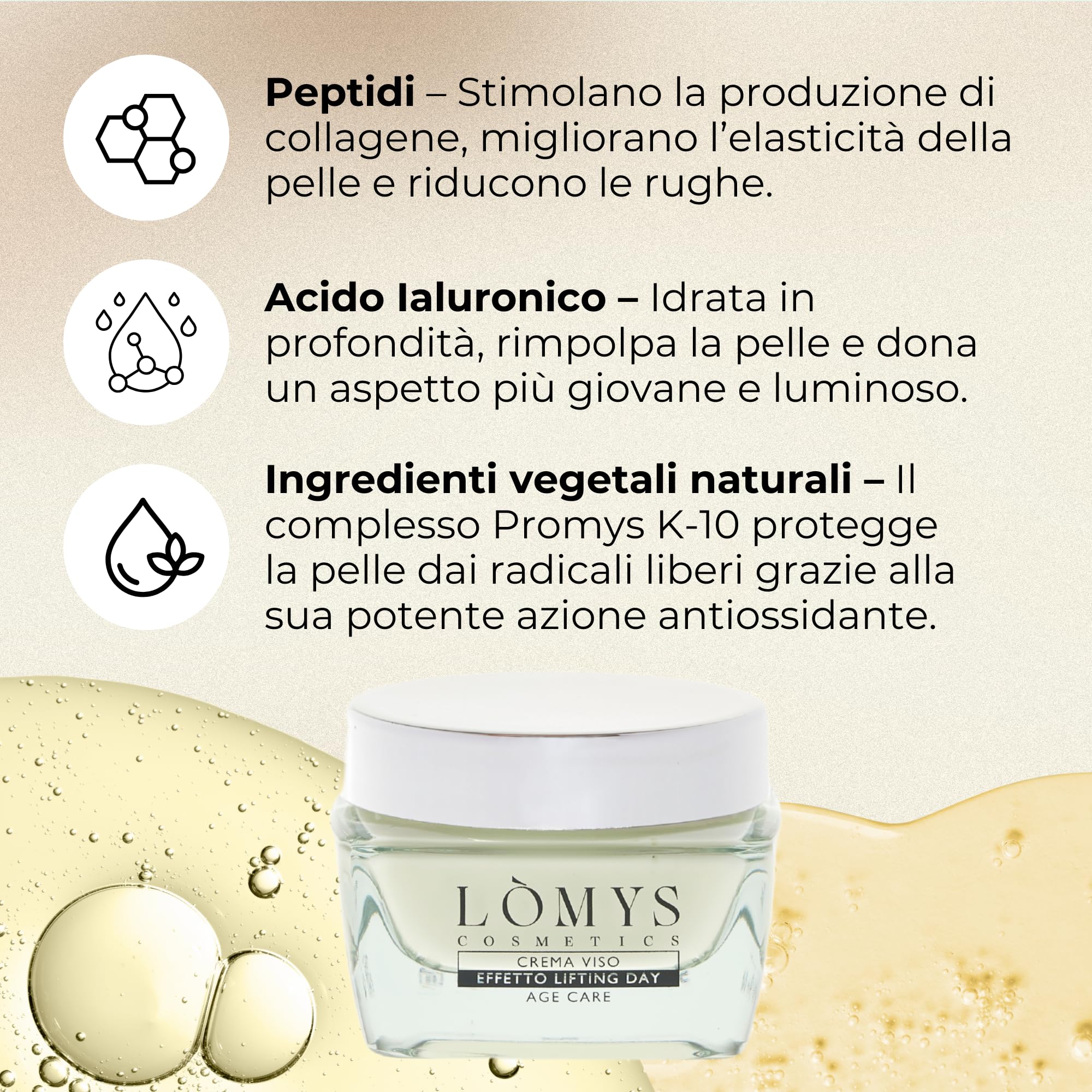 Crema Viso Antirughe Idratante con Effetto Lifting - Trattamento Giorno e Notte con Acido Ialuronico - Riduce Rughe e Segni del Tempo - Crema Anti-Età per Donna e Uomo - 50ml (Confezione da 2)