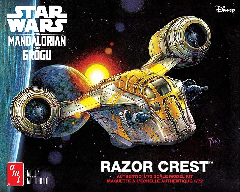 Star Wars: The Mandalorian & Grogu Razor Crest 1:72 Scale Model Kit