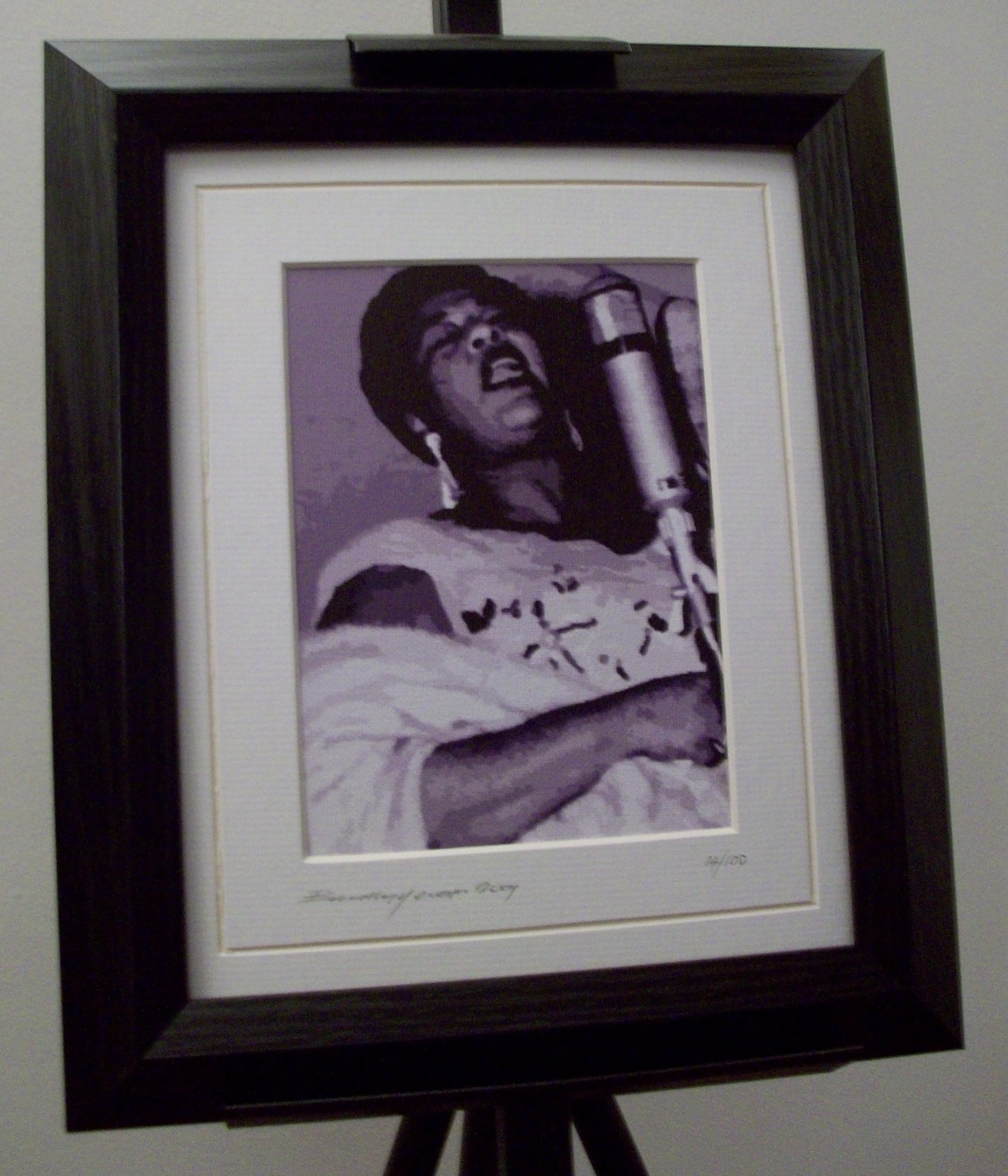 artcandi Ella Fitzgerald Limited Edition Framed Canvas Art Print