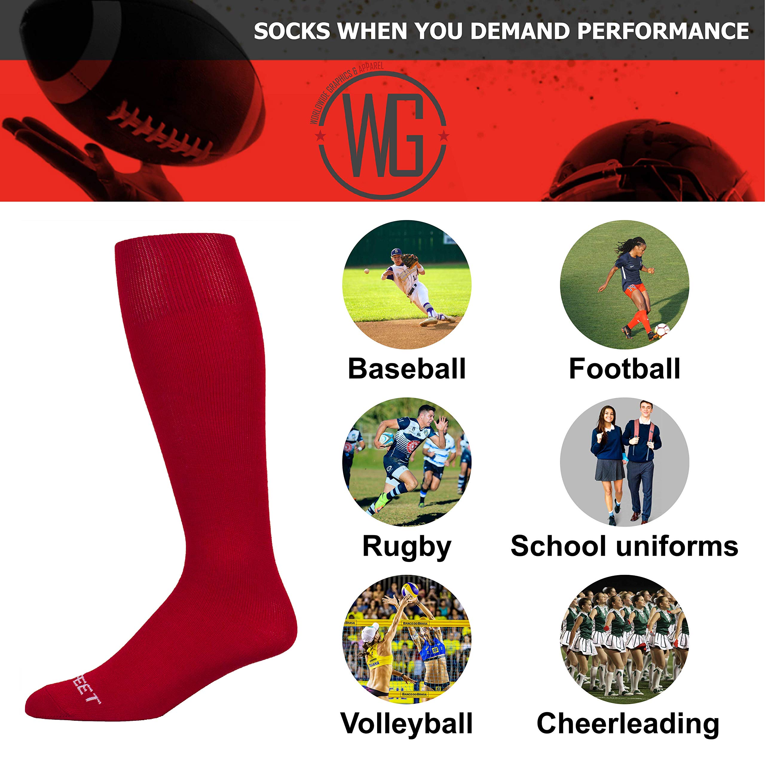 Pro Feet 385XLGRAPHITE Polypropylene Crew 13-16 Half-Cushion W/Mesh Top