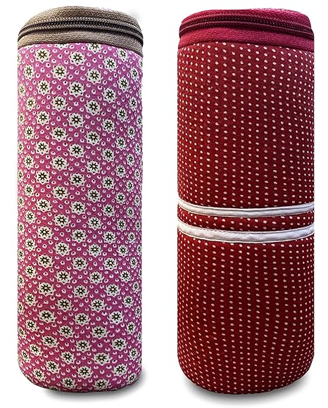 Tavish Feeding Bottle Cover for Infant | Babies with Stylish Design - 125 & 150 ML - Combo of 2