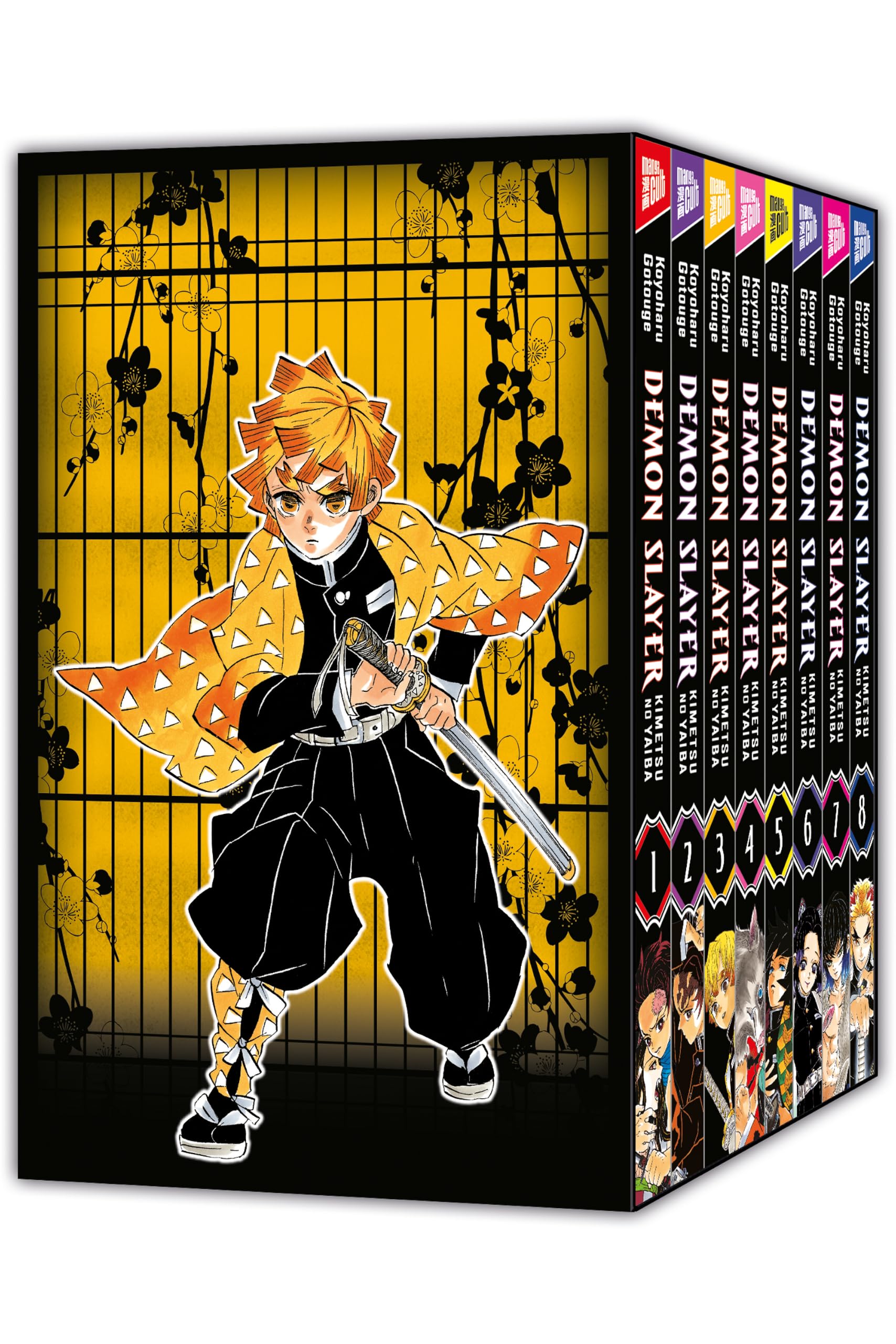 Amazon.com: Demon Slayer - Kimetsu no Yaiba 1-8 mit Schuber