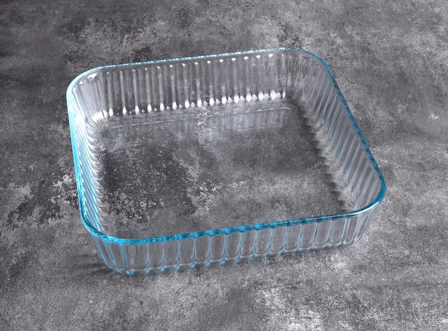 2.6L Clear Square Tempered Glass Baking Dish, Borosilicate Glass Baking Pan (Oven, Refrigerator, Dishwasher Safe).…