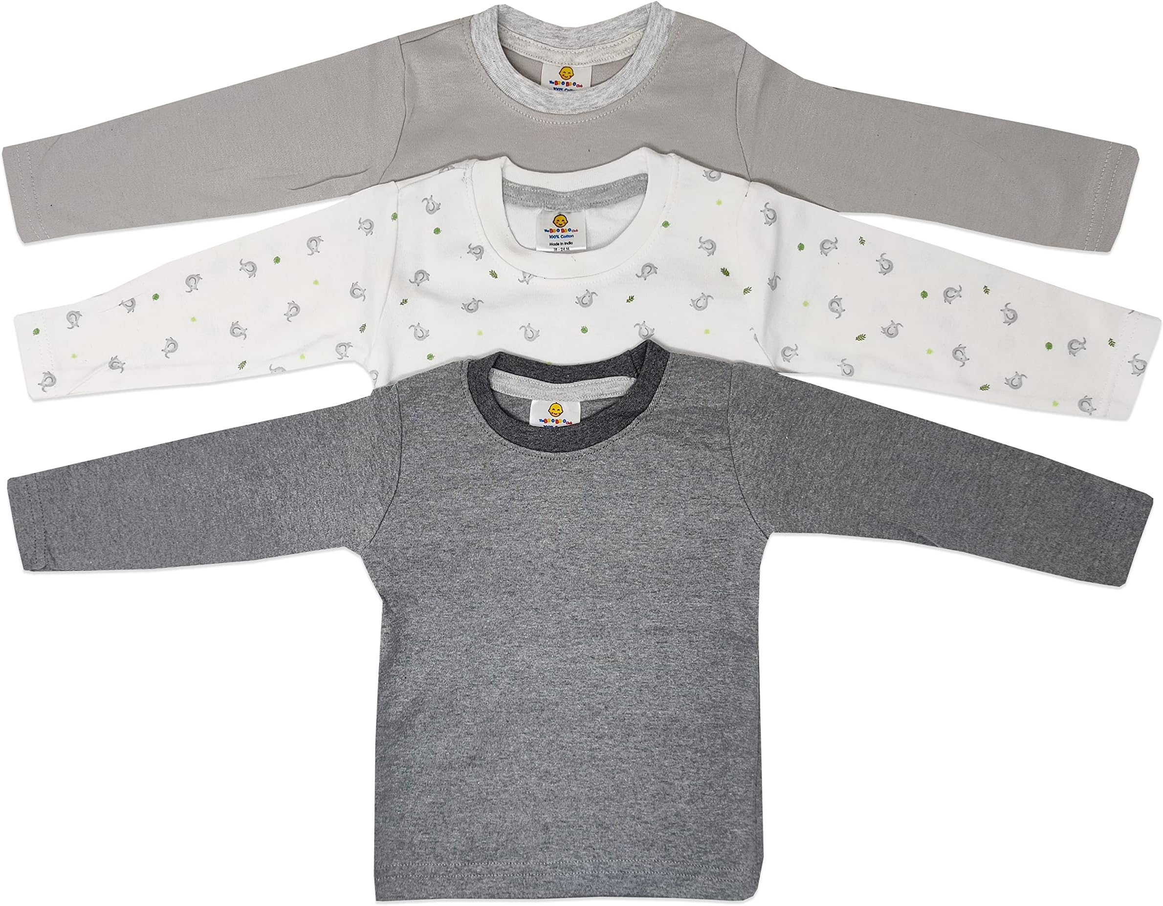 The Boo Boo Club Boy's Regular Fit T-Shirt (Assorted Prints)