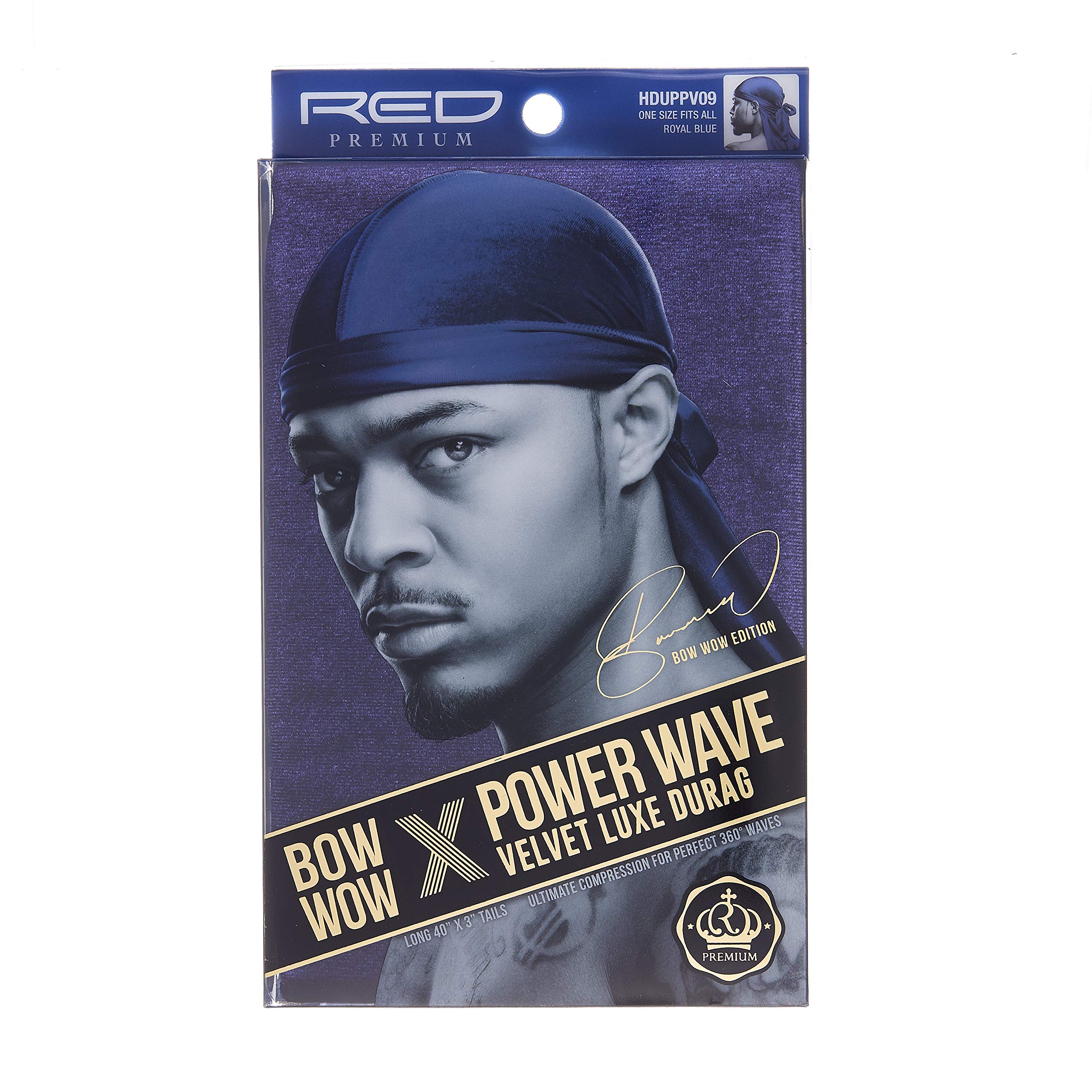 Red by KissBow Wow Power Wave Velvet Luxe Durag