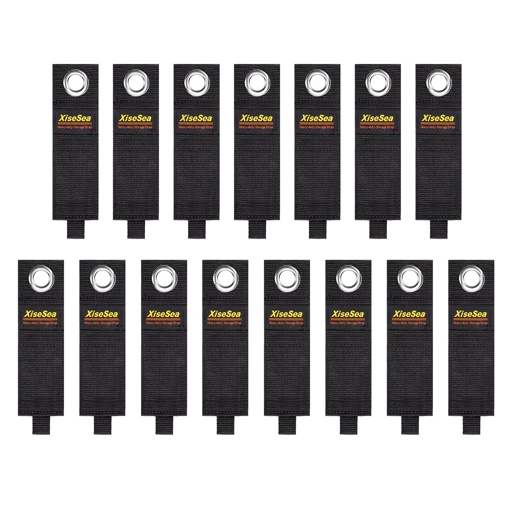 Heavy Duty Storage Straps with Hook and Loop, Cord Organiser, Reusable Extension Cord Holder for RV, Workshop, Garage (No5-15pcs)