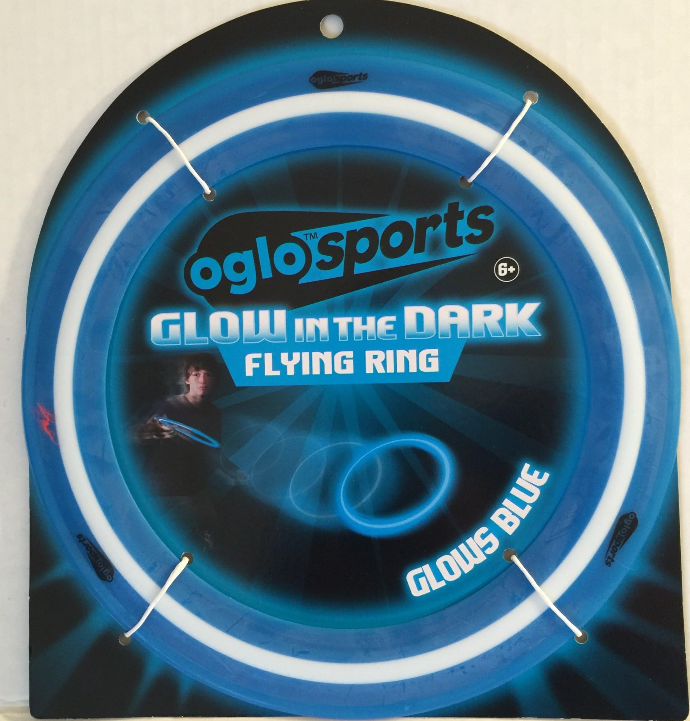 Oglo Sports Glow in The Dark Flying Ring Glows Blue