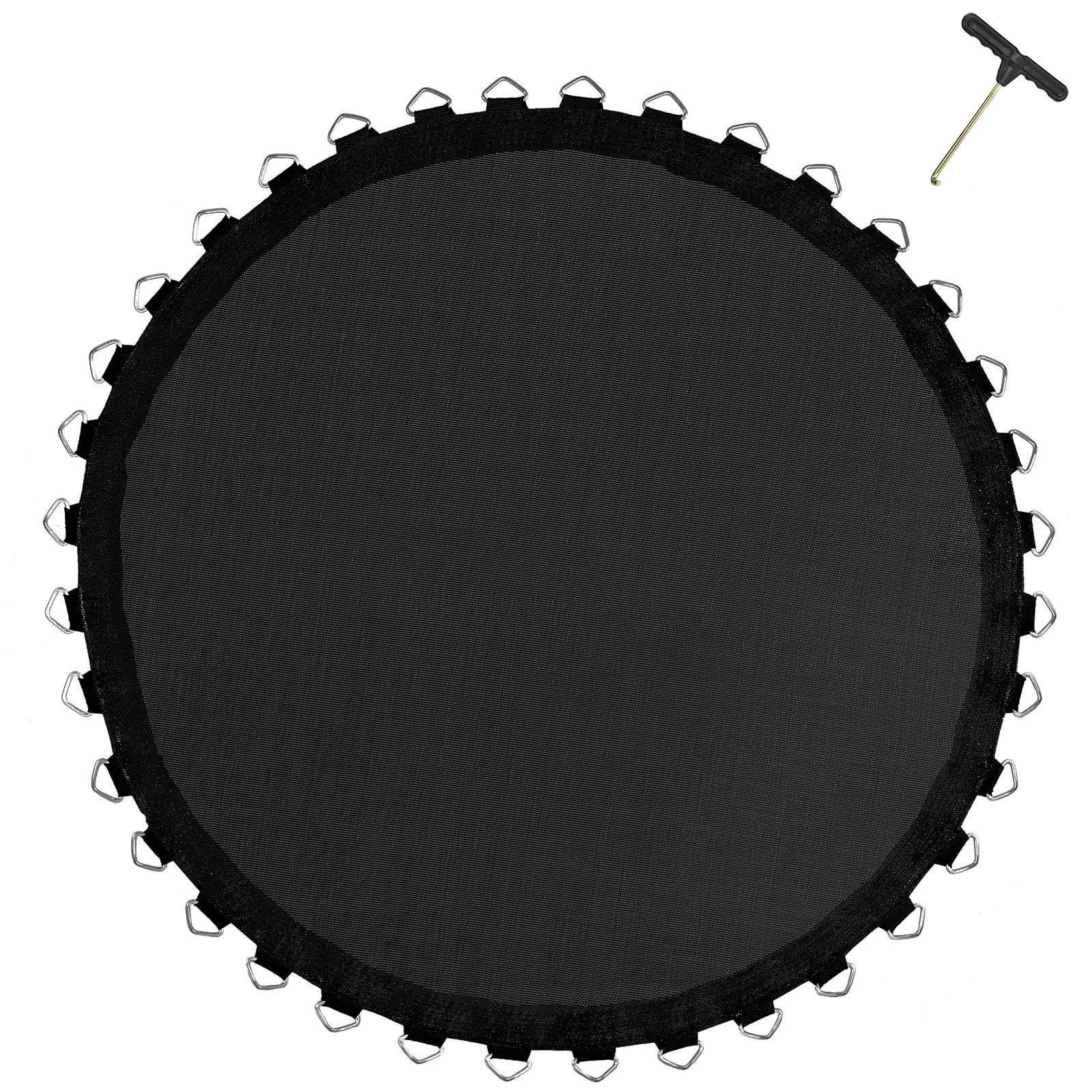 Tapete de Repuesto para Trampolín Ø 305/244cm, Accesorios Exterior jardín Cama elástica Infantil, Colchoneta de Trampolín Rebote, Resistente al Agua, Resistente a los Rayos UV