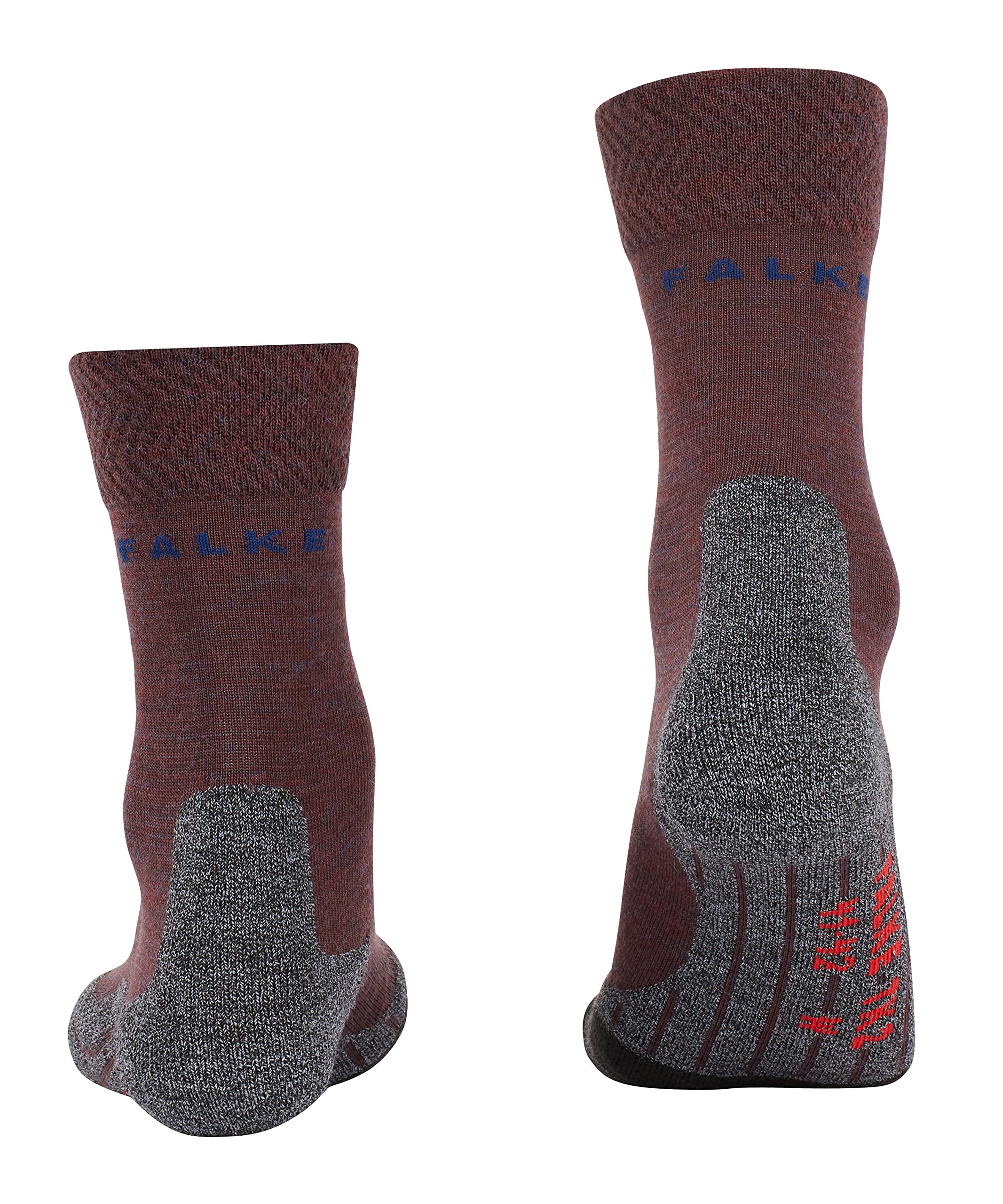 FALKE Damen Tk2 Explore Melange W So Wolle Funktionsmaterial Antiblasen Dick Wandersocken (1er Pack)