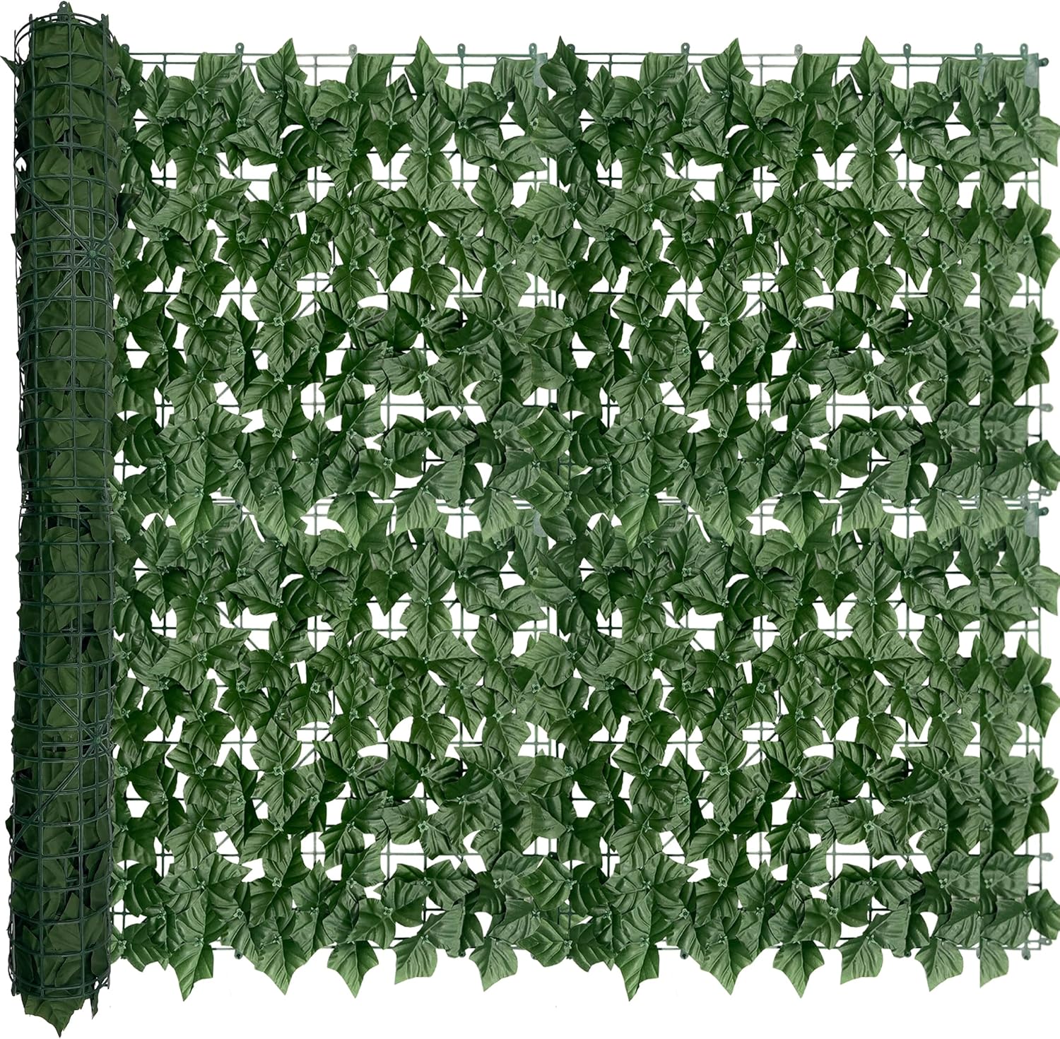 Artificial Ivy Privacy Fence Screen: 40x120 Inch Realistic UV-Anti Faux Ivy Hedge Panel,Indoor and Outdoor Decor for Patio, Garden, Balcony, and Fence Cover