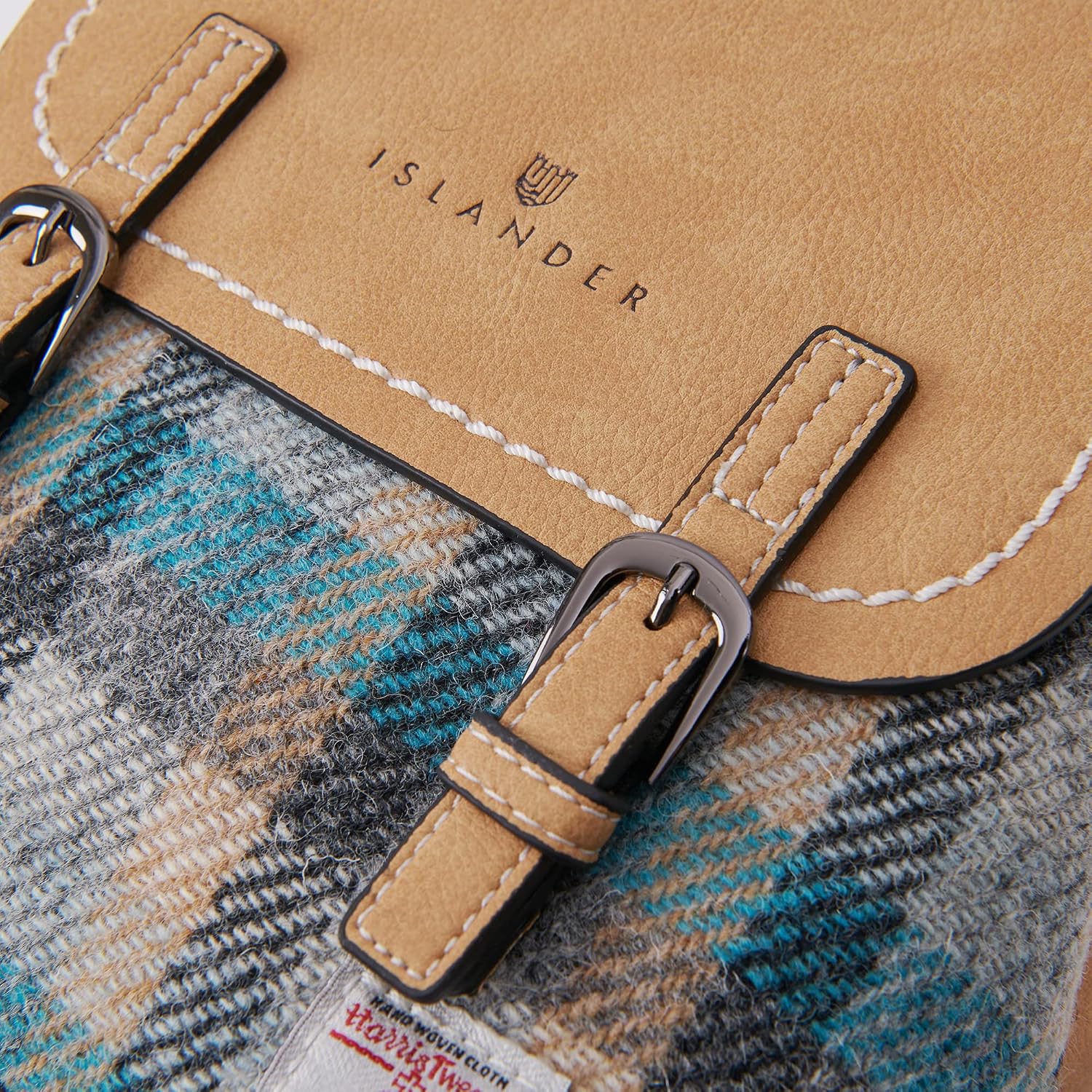 Harris tweed The Mini Jura Backpack, Islander Tartan, Mini
