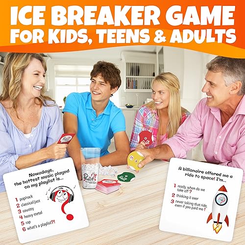 Miniatura 5 de Regalos de cesta de Pascua para niños y adultos con tarjetas de inicio de conversación y divertido juego de cartas para girador de lengua