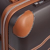 Vista 12 de DELSEY PARIS Chatelet Air 2.0 - Equipaje de cubierta dura con ruedas giratorias, Marrón chocolate, Maleta de mano de 20 pulg.