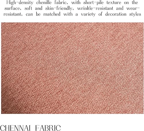 Miniatura 8 de Modern Dining Room Chairs Set of 2, Mid-Century Upholstered Kitchen Dining Chairs with Metal Legs, Table & Seating Chair Sets for Dining Room,Orange