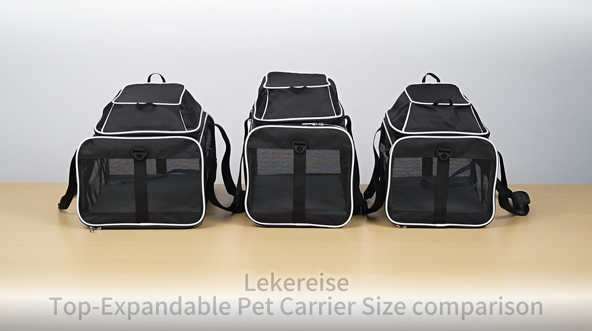 Amazon.com : Lekereise Top-Expandable Pet Carrier 17x11x9.5 Inch