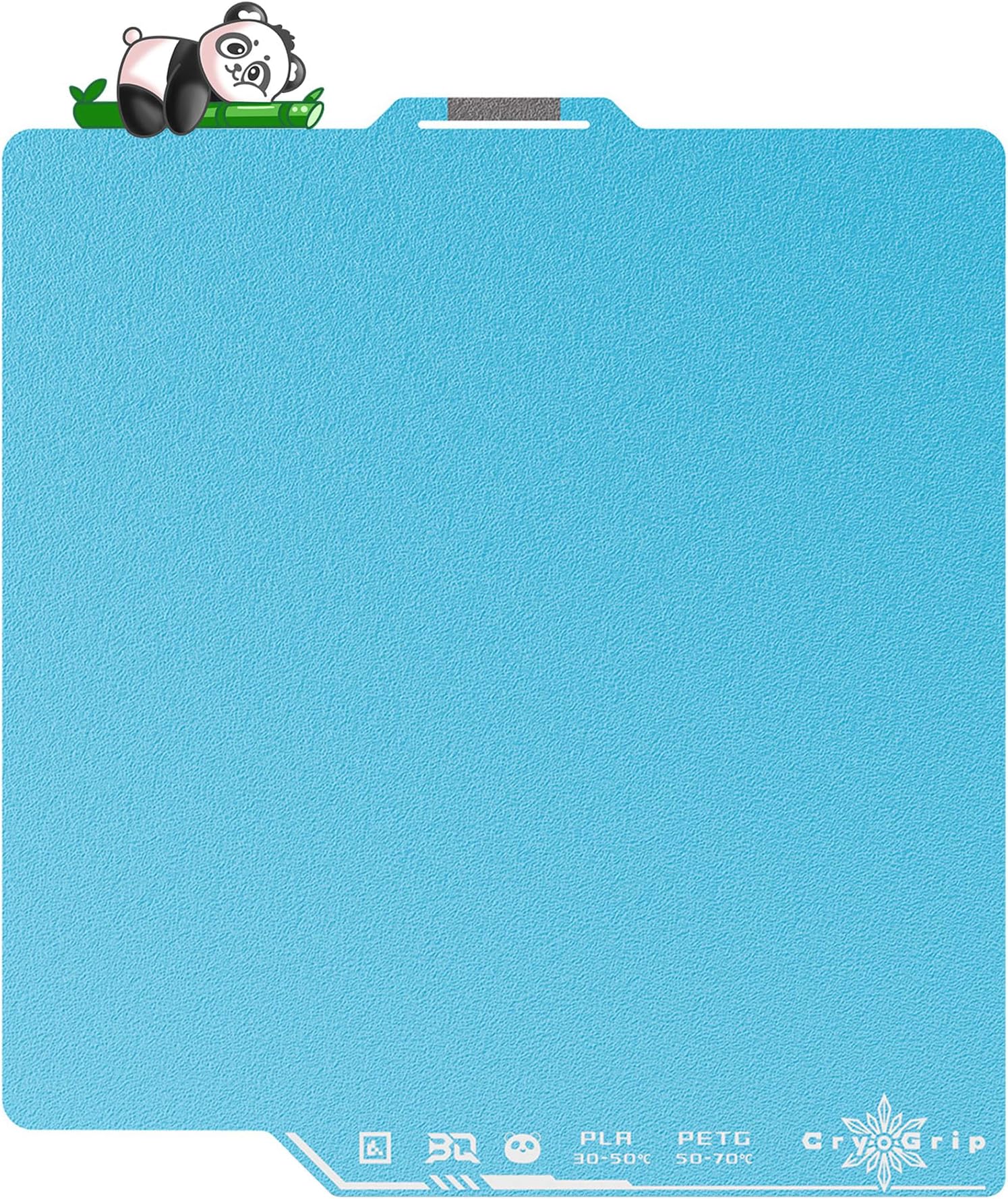 BIQU CryoGrip Pro Frostbite Cold Build Plate for Bambu-Lab X2D P2S P1S P1P X1C X1E A1 3D Printers, Super-Tack Spring Steel Sheet, 257x257mm, Room Temperature Printing, Double-Sided, 1 Piece