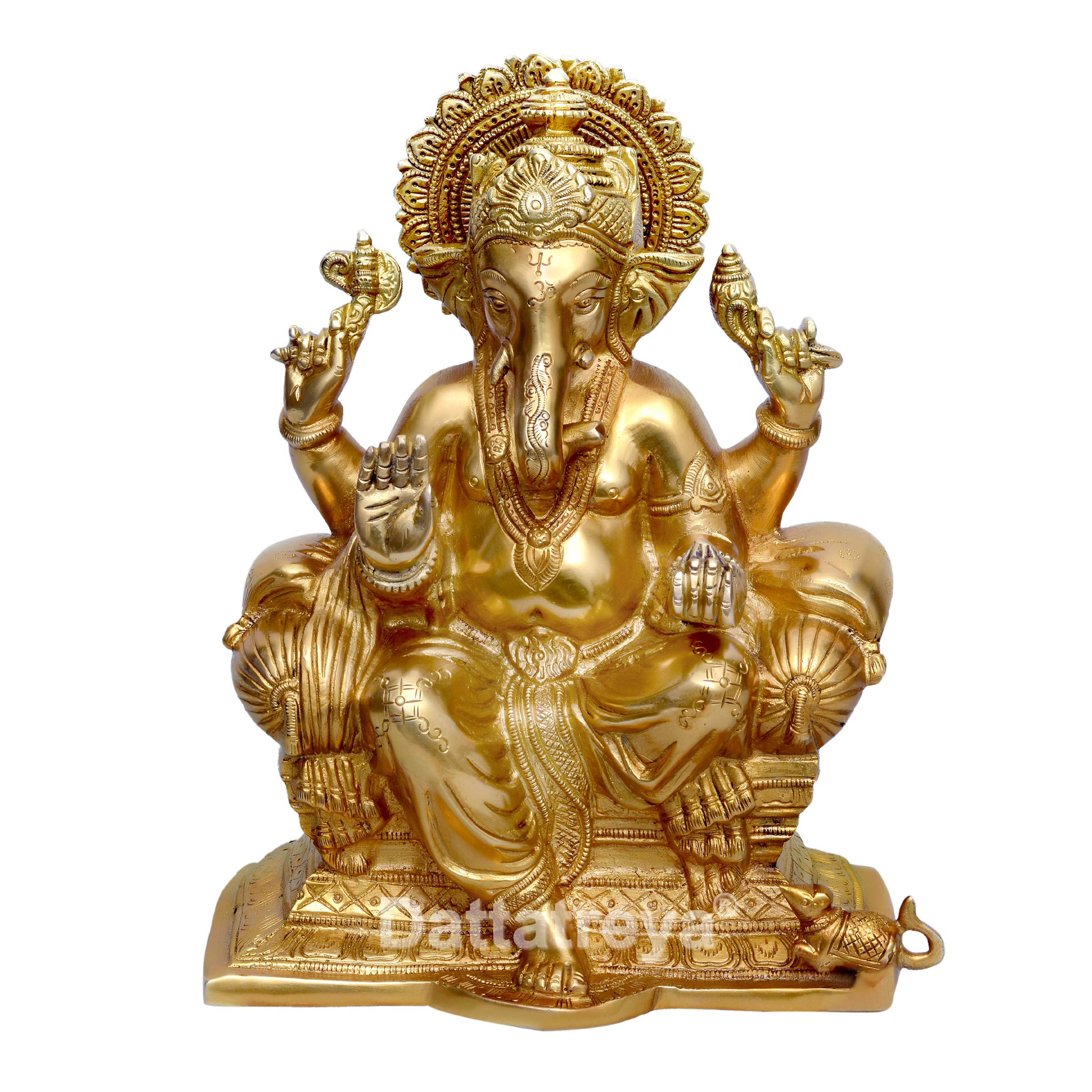 Buy Dattatreya Lord Ganesh Murti Ganesha Idol Ganpati Bhagwan Brass