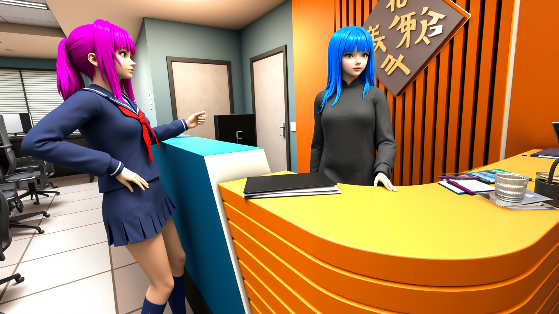 High School Japanese Teacher Girl Life Simulator Crush Love Story Game ...