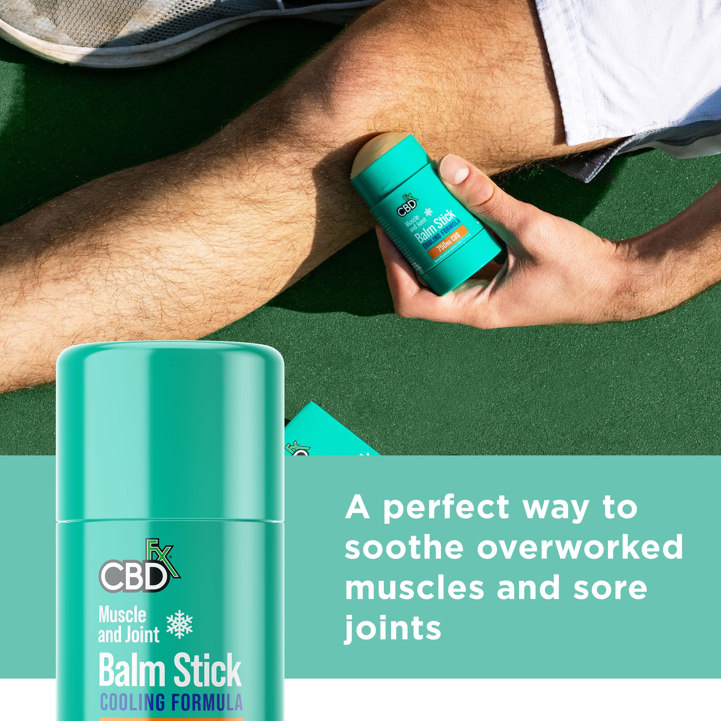 CBDfx 750mg CBD High Strength Muscle & Joint Balm Stick with Menthol, Wintergreen and Black Pepper Oil (60ml Hemp Balm Roll) : Amazon.co.uk: Health & Personal Care
