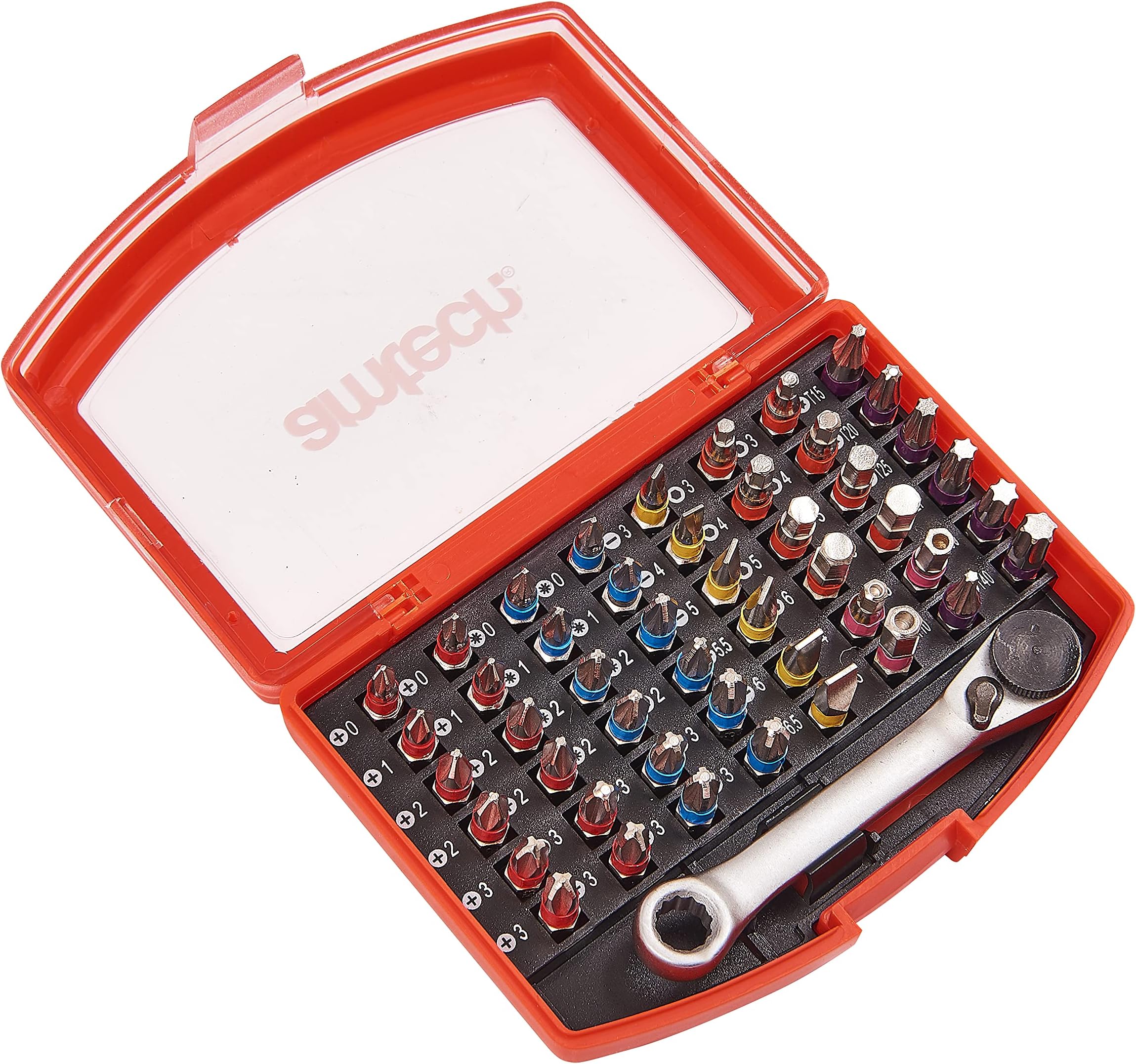 Amtech L3352 49 Piece Colour Coded bit Set : Amazon.co.uk: DIY & Tools