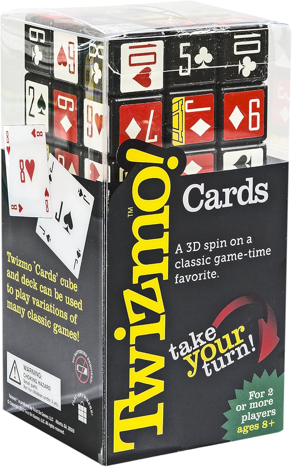 Twizmo! Cards Family Strategy Poker Card Game with Twist Cube