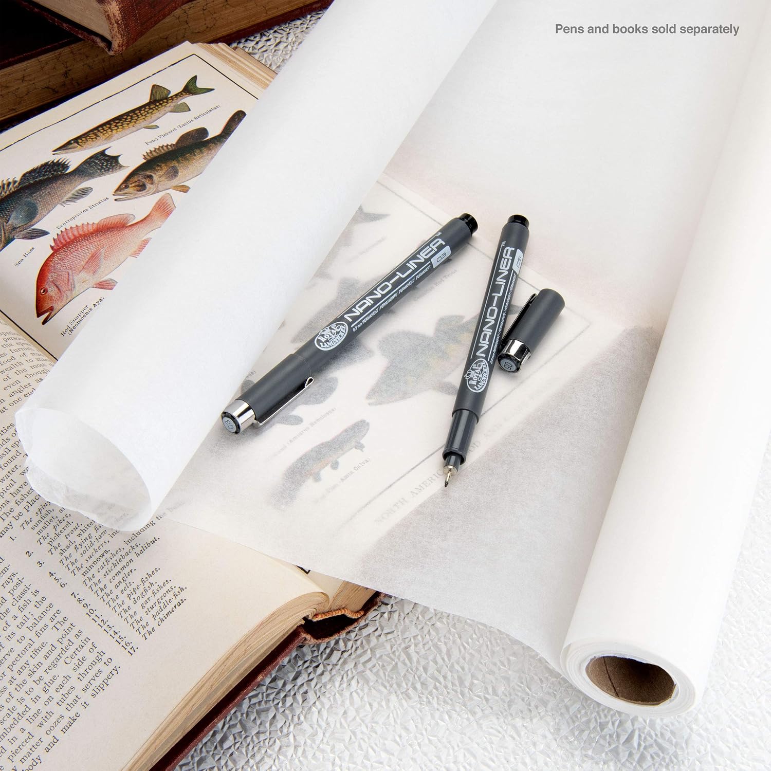 Bee Paper 18" x 20 yds Sketch and Trace Roll, White