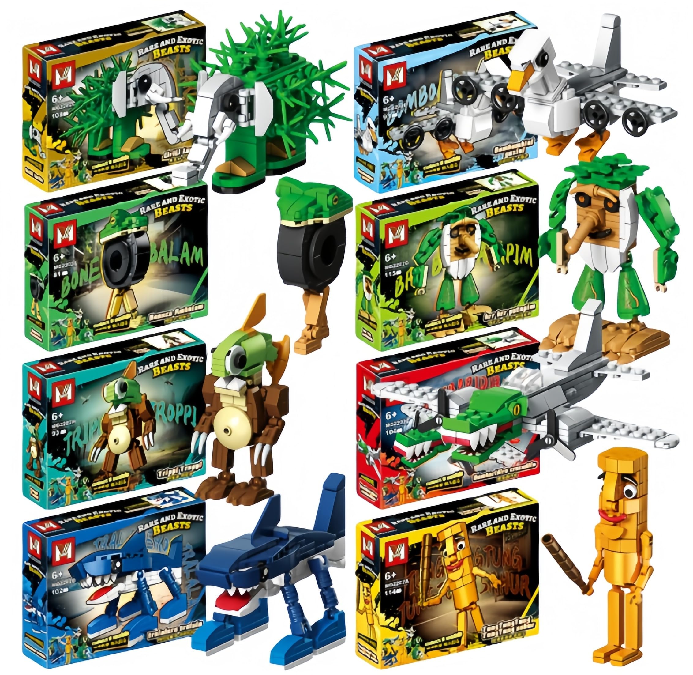 イタリアンブレインロット Amazon | VCSSEOIWA 8個セット イタリアンブレインロット ブロック