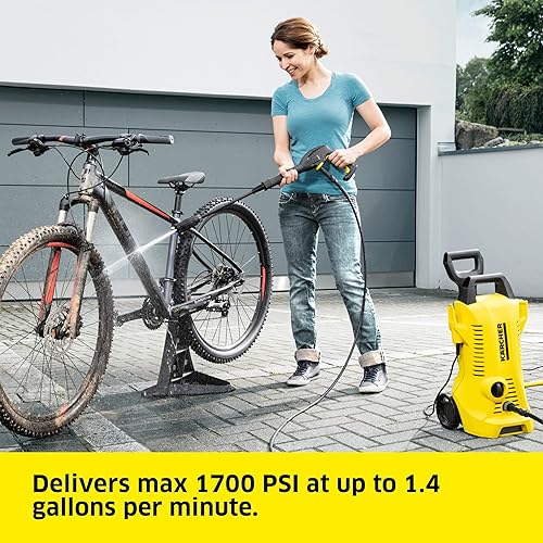 Miniatura 5 de Kärcher Pressure Washer, K2 Power Control, Max 2000 PSI, 25 ft. Hose, 2 Spray Wands - 1.45 GPM
