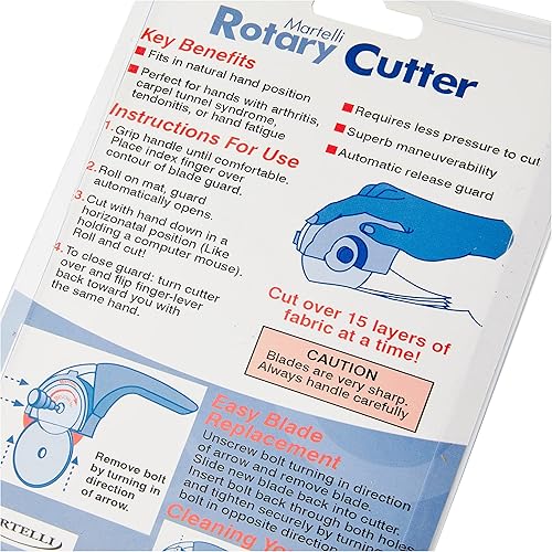 Miniatura 3 de Cortador rotativo para mano derecha Martelli - Ergo 2000, Mano derecha, 45 mm