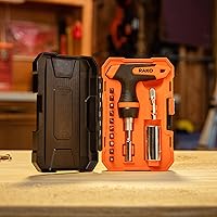 Vista 9 de RAK Universal Socket Grip (0.276 - 0.748 pulgadas) - Llave de trinquete multifunción, adaptador de taladro eléctrico de 15 piezas, conjunto