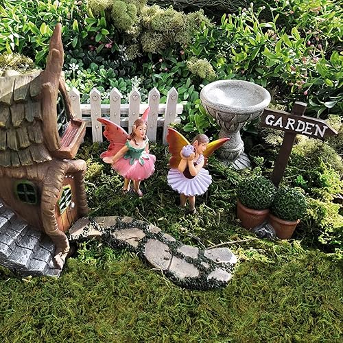 Miniatura 5 de YUNVI Musgo artificial de gran capacidad de 5 onzas para plantas en maceta, hierba de musgo artificial natural para plantas